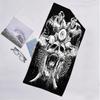 Gothic Skull Fashion Beach Towel: Ideal for Summer Adventures Soft, absorbent and quick drying suitable for swimming and bathing