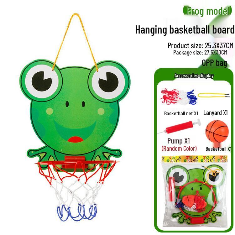 Cartoon Style Adjustable Indoor Basketball Hoop for Kids with Free Shipping