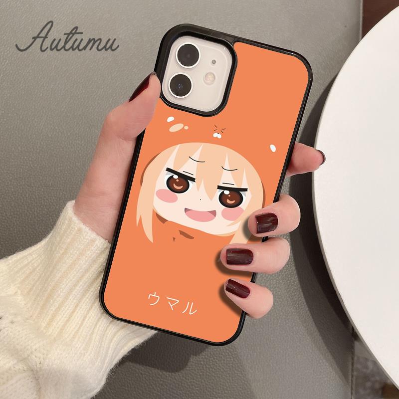 Niedliche Umaru chan Handyhülle für iPhone 11 12 13 14 Pro Max mini X XR XS SE 2020 5 6S 7 8 Plus Samsung Galaxy S21 S22 Hülle
