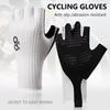 Atmungsaktive Fahrradhandschuhe Anti-Rutsch Rennradhandschuhe Sommer Halbfingerhandschuhe Kühlende Sportausrüstung