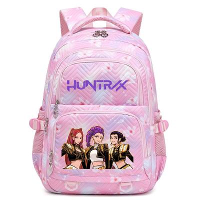 Παιδικό Κοριτσίστικο Kpop Hunters Rumi Zoey Εκτυπωμένο Σακίδιο Πλάτης Μαθητικό Σχολικό Αδιάβροχο Μεγάλη Τσάντα