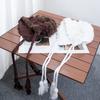Internet Celebrity Fashion Retro Crochet Plush Woven Fur Hat Women Autumn and Winter Flowers Outdoor Photo Travel Hat