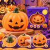 Pumpkin Shaped Slow Rising Toy with Outer Texture for Kids and Adults