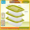 Camellia Easy-Open Round Corner Food Storage Containers