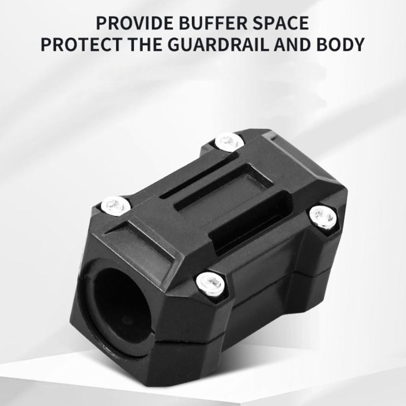 Rubber Motorcycle Crash Universal Fit Anti Vibration Frame Guard Falling Crush Protection Simple Setup