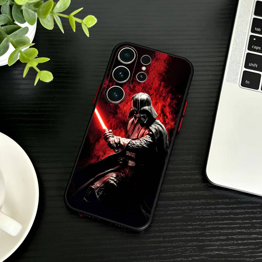 S-Star I-Wars Phone Case For Samsung S26,S25,S24,S23,S22,S30,S21,Ultra,Plus,FE 5G Black Soft Cover