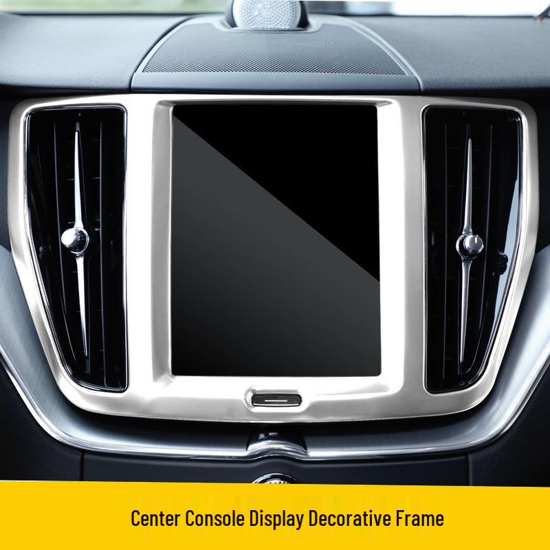 Volvo XC60 (2018-2025) Stainless Steel Interior Trim: Center Console & Speaker Decoration Frame