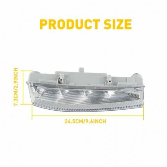 2012-2015 Mercedes C-Class Right Passenger Side LED Daytime Running Light 5940 | AUXITO | CAPA-Certified | 11W-20W | Cold White | 6000K | Textured