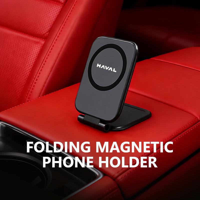 Car Dashboard Magnetic Phone Mount Auto Foldable Mobile Holder For Haval Jolion H1 H2 H3 H4 H5 H6 H7 H8 H9 M6 F7x M4 F5 F7 Cuv