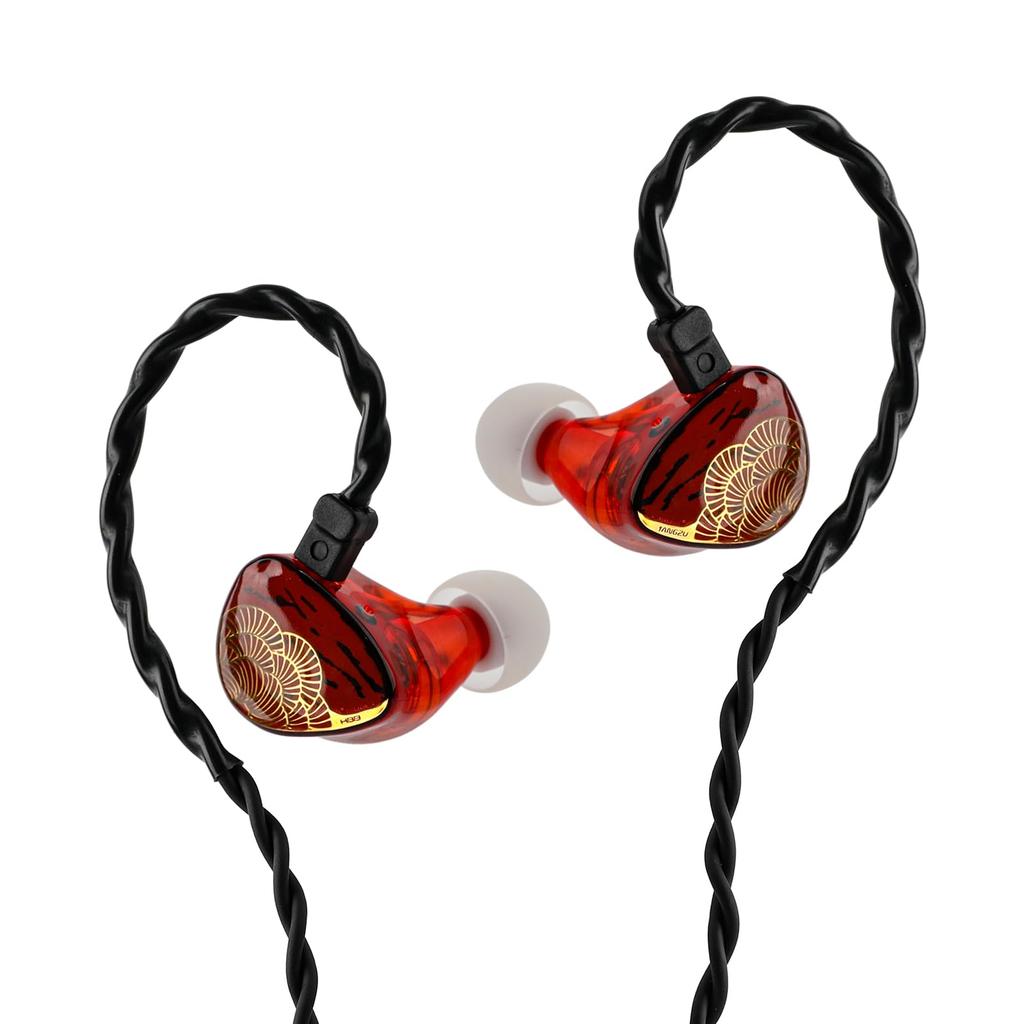 LINSOUL TANGZU Xuan Nv 2DD Red Shell High-End HiFi Earphones. Tuned in collaboration with HBB, the new TANGZU Xuan Nv features a butterfly design,