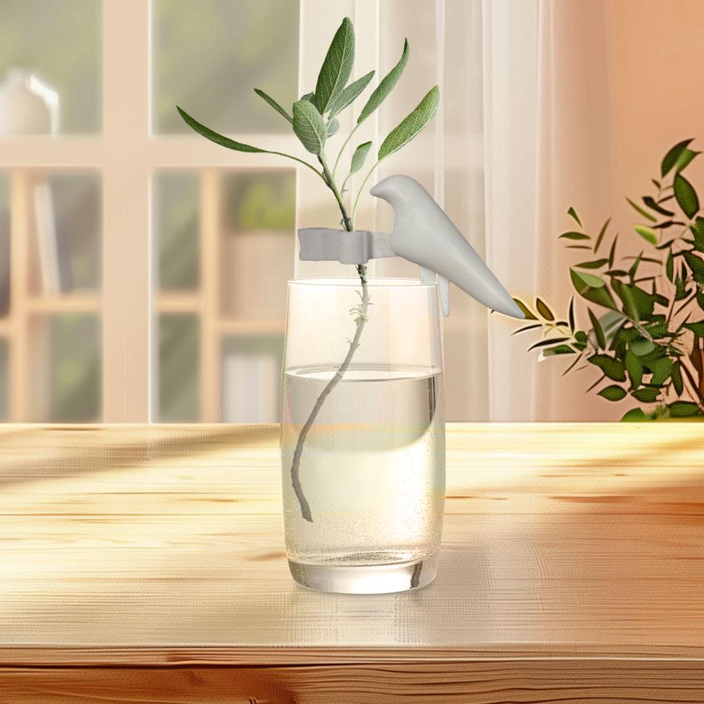 Bird Shape Hydroponic Plant Stand Plant Propagation Buddy Holder Hydroponic Plant Retaining Support for Cuttings Shoots Sprouts
