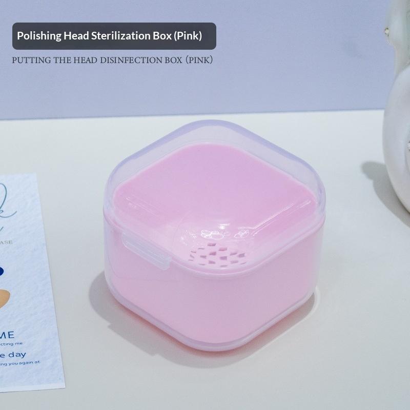 Non-Toxic Multifunctional Disinfection Box Double Layer Soaking Feature for Nail Art Tools Salon Manicure