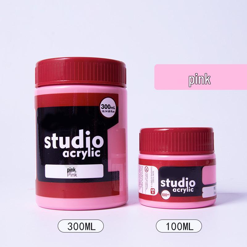 24-Color Acrylic Paint Set: Waterproof, 300ml Cans for Wall, Clothing & Shoes DIY Projects