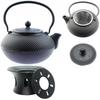 CAST IRON KETTLE 1.5 L TEA INFuser with Strainer + Warmer