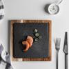 Steak Plate Solid Wood Western Food Plate Stone Steak Tray  Anti-deformed Modern Style Steak Plate
