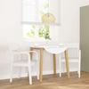 VidaXL Dining Chairs 2 Pcs White Solid Rubber Wood, Dining Chair, Chair, Living Room Chair, Dining Chairs, Chair 4102513