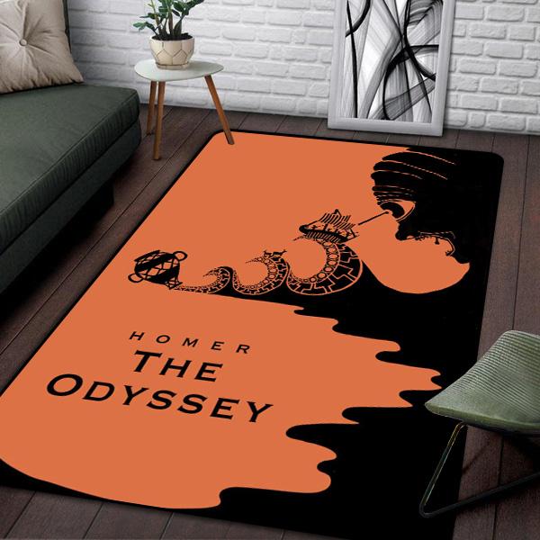 Ancient Greek Homeric Mythology THE ODYSSEY Printed Carpet Living Room Sofa Bedroom Bedside Mat Bathroom Absorbent rugs