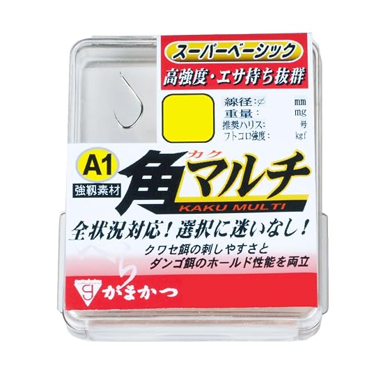 Gamakatsu Single Hook A1 Kaku-Multi White The Box Size 4 105 pcs 68130