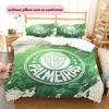 Palmeiras FC Pattern Bedding Home Decoration Birthday & Festival Gift (1 * duvet cover + 2 * pillowcase, without core)