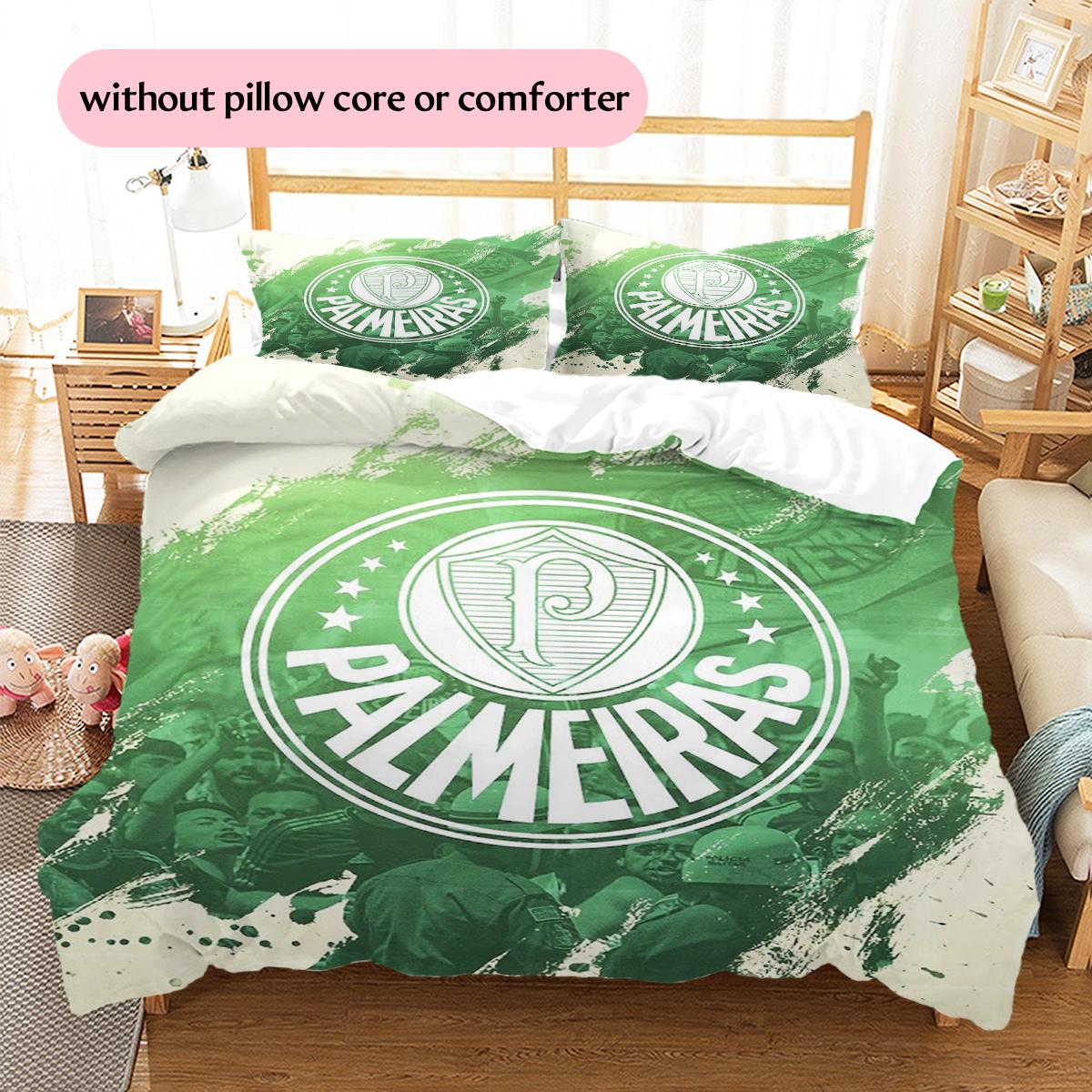 

Palmeiras FC Pattern Bedding Home Decoration Birthday & Festival Gift (1 * duvet cover + 2 * pillowcase, without core) 135x200cm