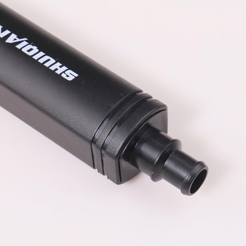 All-Plastic High-Pressure Home Car Wash Gun: Black King Kong E18 Rocket Nozzle Pacifier Tail * Black