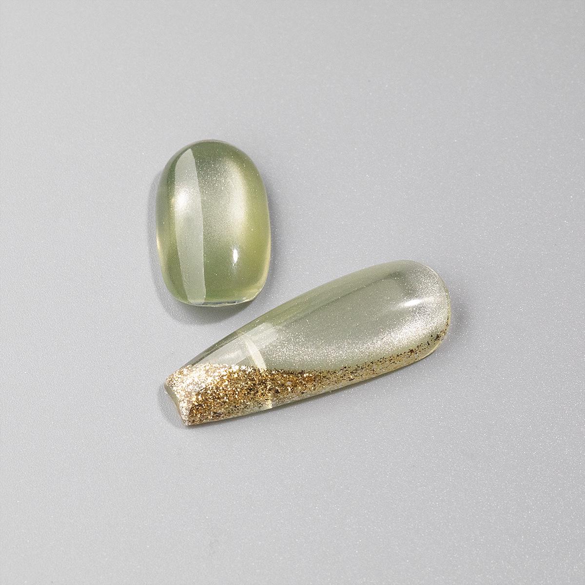 HONEY GIRL Набор Гель-лаков для ногтей  Кошачий Глаз  Керамический: 12 мерцающих цветов для ярких, популярных ногтей «Кошачий глаз».