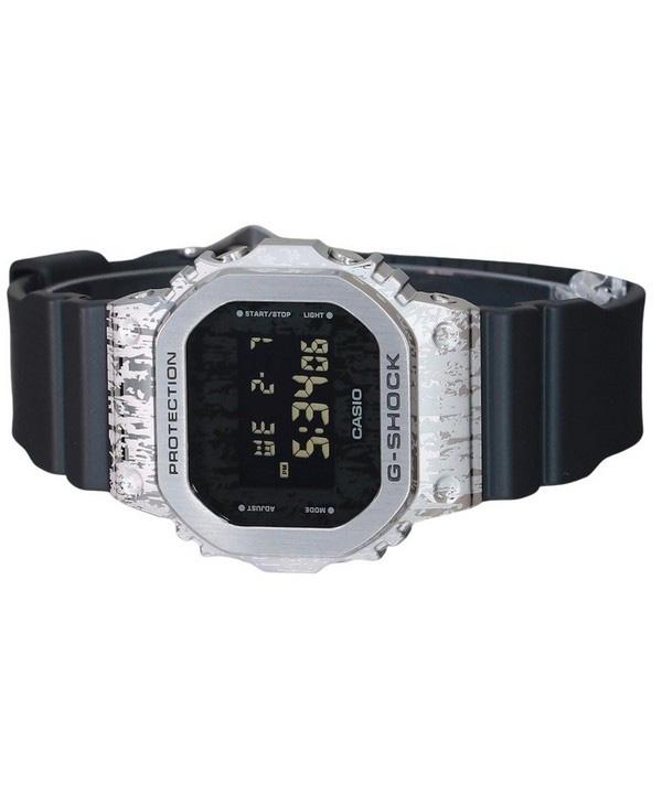 Casio Montre pour homme G-Shock Digital Grunge Camouflage Series à cadran gris GM-5600GC-1 200M