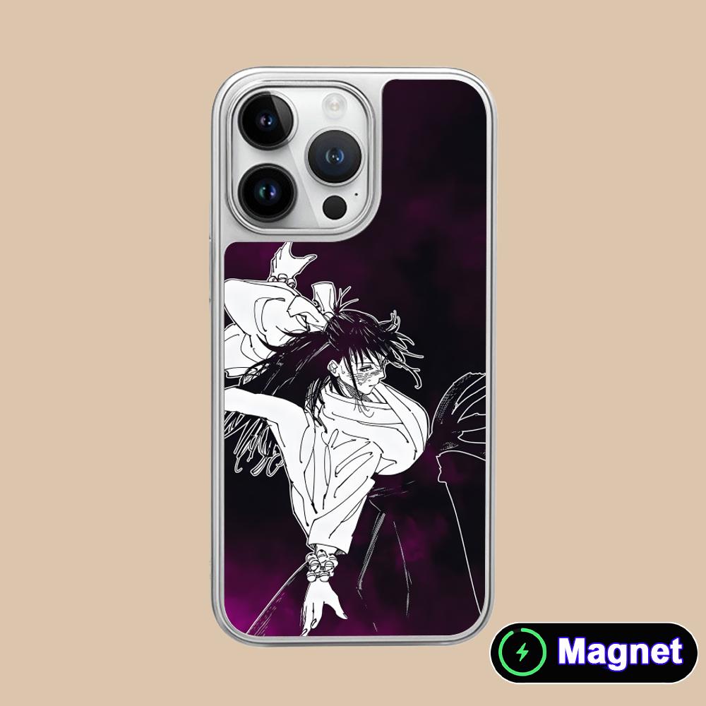 

JJK Utahime Iori Silver Plating Magsafe Mobile Phone Case for iPhone 17 16 15 14 13 12 11 Air Pro Max Plus Colorful Cover iPhone 11