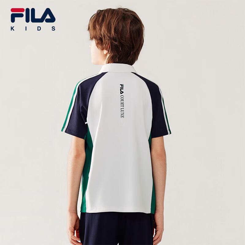 FILA Boys  Short Sleeve Polo T-shirt 165