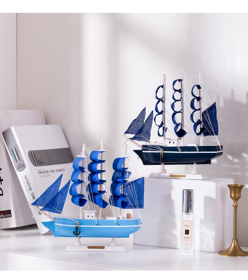 Sailboat Ornament: Creative Home Décor for Living Room, Wine Cabinet, Graduation Gift, or Office Desktop