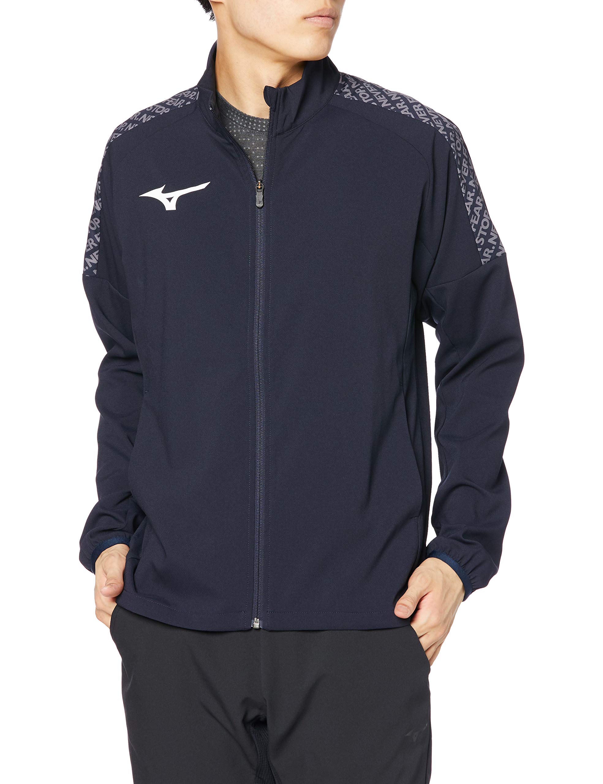 

Куртка для тренировок Track Wear Move Cross Влагоотводящая Быстросохнущая Стандартная U2MC0020 Темно-синий Япония XL к Японскому размеру [Mizuno] (Эквивалент XL)