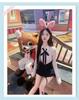 Korea Dongdaemun Slimming High Waist Academy Style A-Line Skirt Pants for Women