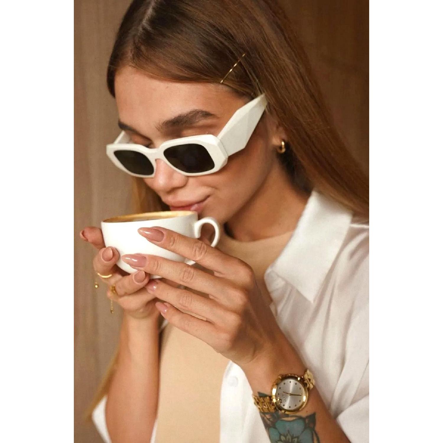 

Солнцезащитные очки унисекс с жемчугом чёрный