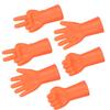 12pcs Hand Shape Design Needle Protector Caps Anti-Slip Sweater Pin Caps  For Beginners