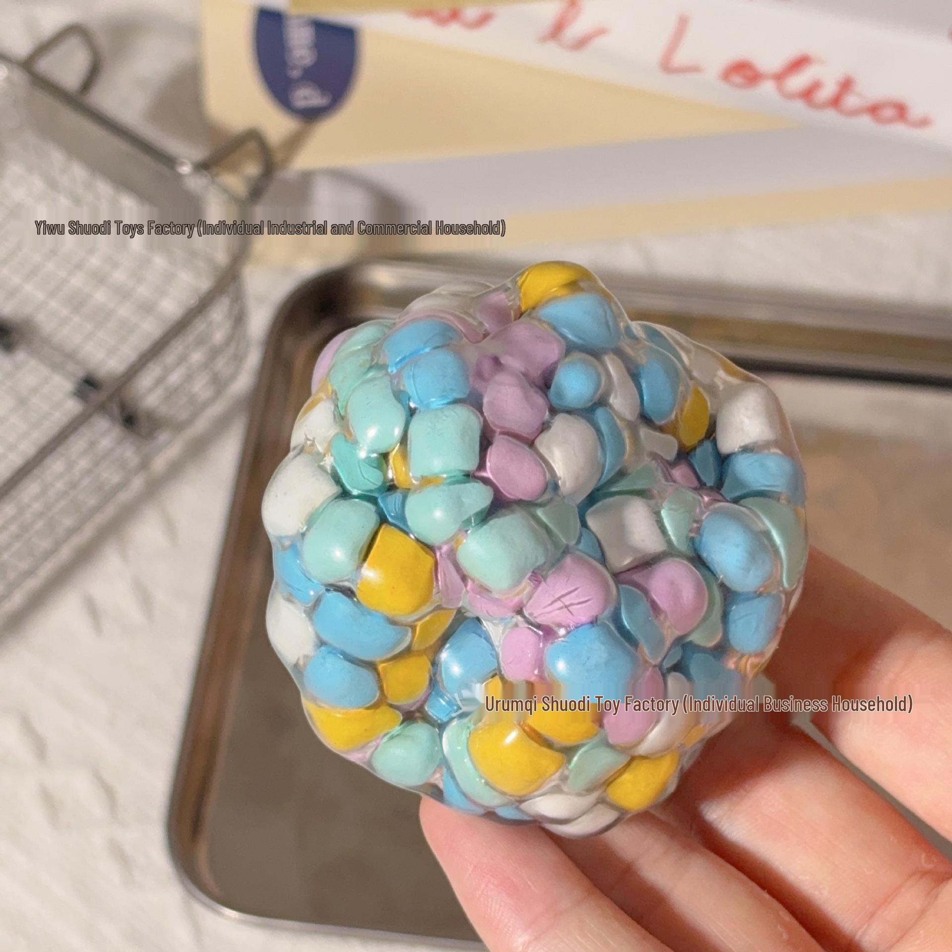 Crinkly Dopamine Xylitol Squeeze Ball - Handmade Stress Relief Toy & Internet Celebrity Favorite