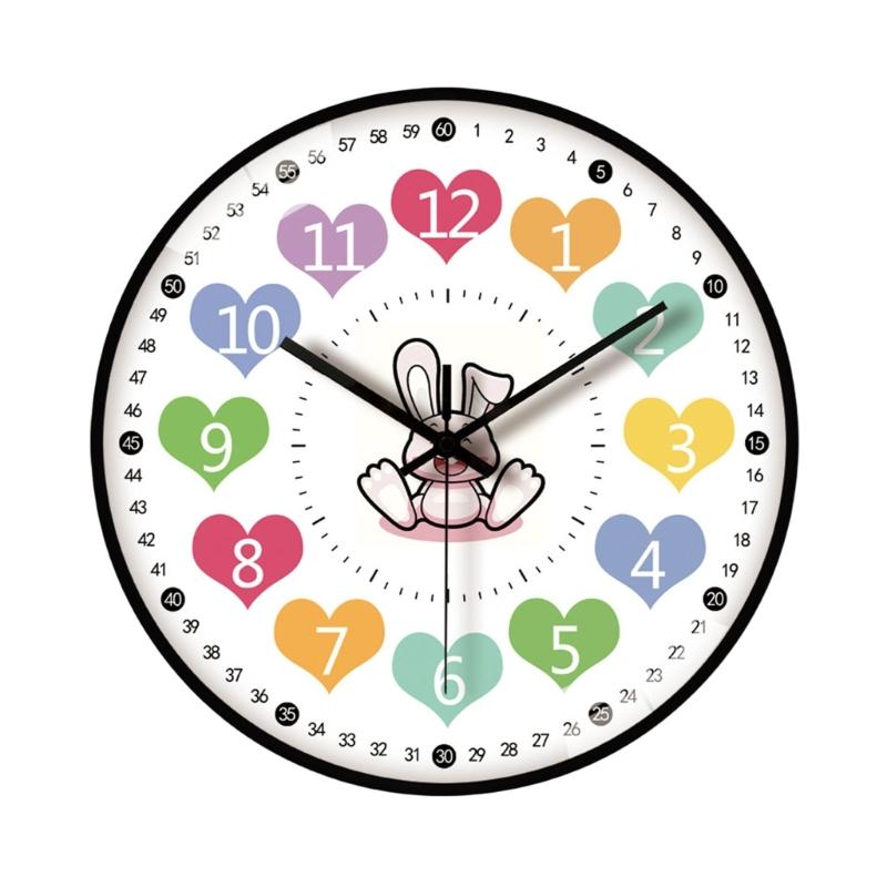 Educational Wall Clock Telling Time Teaching Clock For Kids Quiet  Clock With Large Number For Easy Time Learning