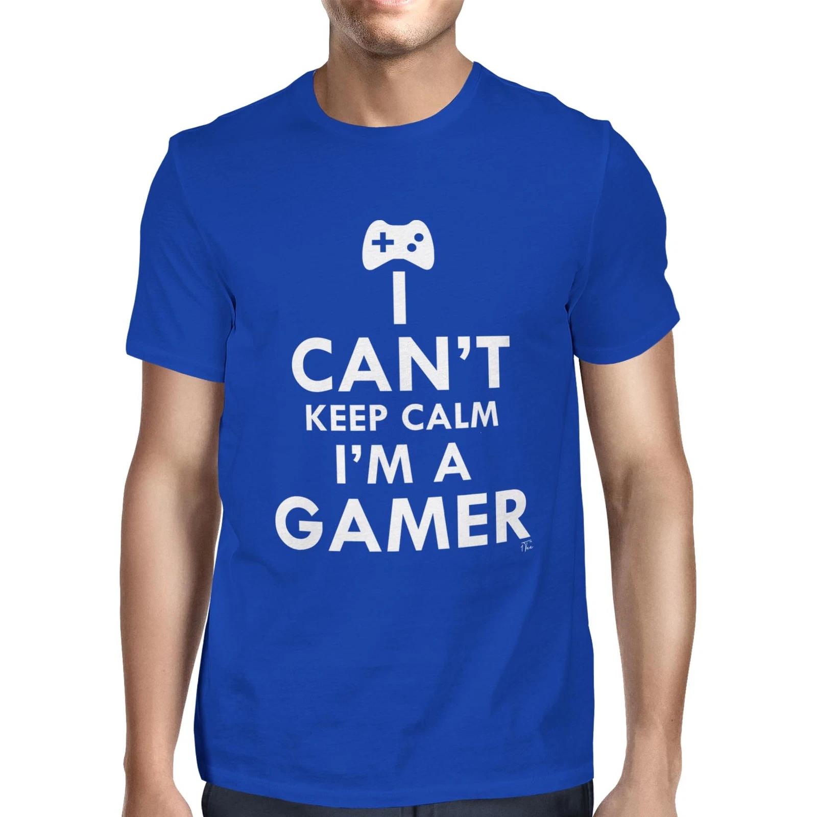 1Tee Mens I can t keep calm I m a Gamer T-Shirt L