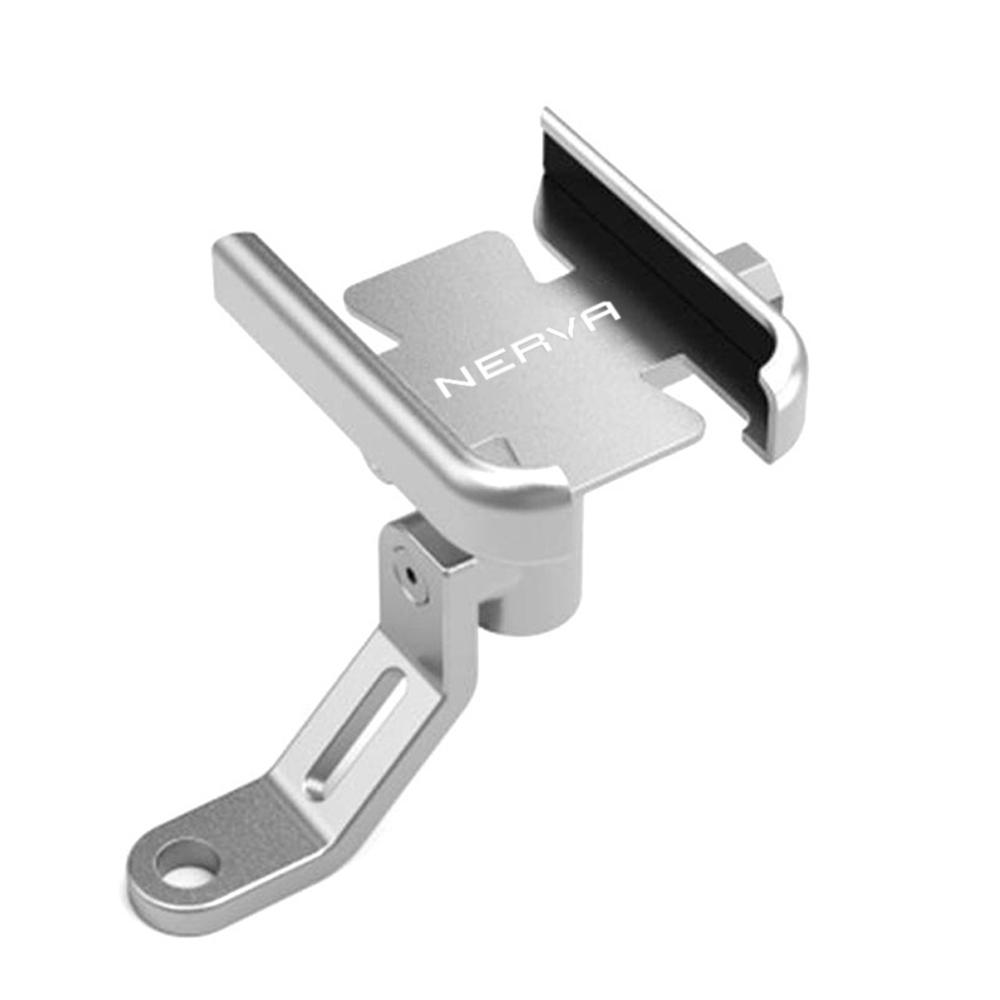 For NERVA E-Scooter EXE Nerva Exe Motorcycle CNC Aluminum Mirror Mobile Phone Holder Stand Bracket Mount Accessories