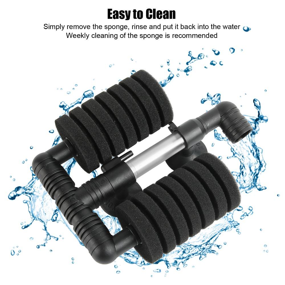 High Density Sponge Bio Sponge Filter Black Fish Tank Filter Durable Aquarium Air Filter  Fish Tank