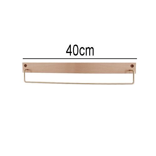 Household Brass Hook Coat Stand Bathroom Accessories Towel Rack Simple Beech Hanger Room Backdrop Walnut Wood Hanging Decoration