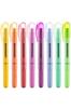 DIVERSEBEE Bible Highlighters and 8 Pack Assorted Colors Gel Highlighter Cute Bible Markers for School Accessories Pens, Smear-Free Set, Studying,