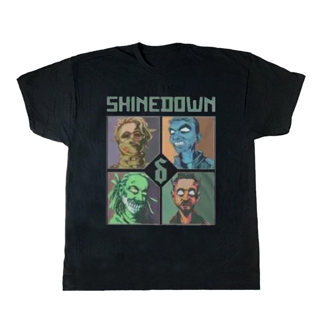 New Shinedown Band My Monsters Are R Attention Black S to 5XL Shirt SN762 XXL