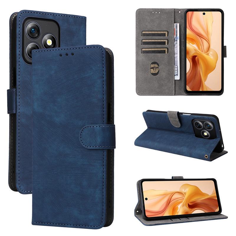 

Чехлы-книжки для Ulefone Note 18 Ultra/Note 18 Pro из искусственной кожи с полной защитой корпуса [блокировка RFID] синий