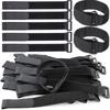 5Pcs Reusable Hook and Loop Straps Fastener Tape Fastening Cable Ties Straps Nylon Securing Wire Cord Ties Organizer
