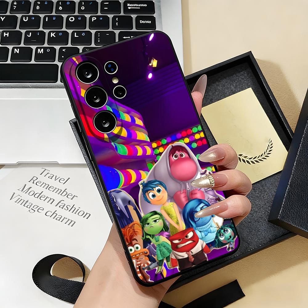 

Anime I-i-Inside O-o-Out Phone Case For Samsung S26 S25 S24 FE S23 S22 S21 Plus S20 Ultra Note20Ultra Black Soft Shell Galaxy S25 Plus