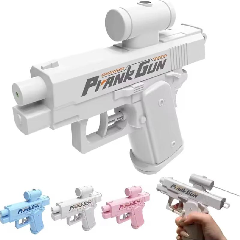 Non-Toxic Two-Way Water Gun Prank Water Gun Toy Continuous Firing Water Gun Small Pistol Outdoor Indoor Mischievous Shoot Water Guns