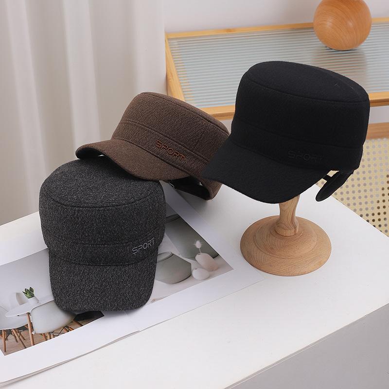 Korean Style Fashion Trend Baseball Hat Men's New Autumn and Winter Outdoor Warm Baseball Cap Retro