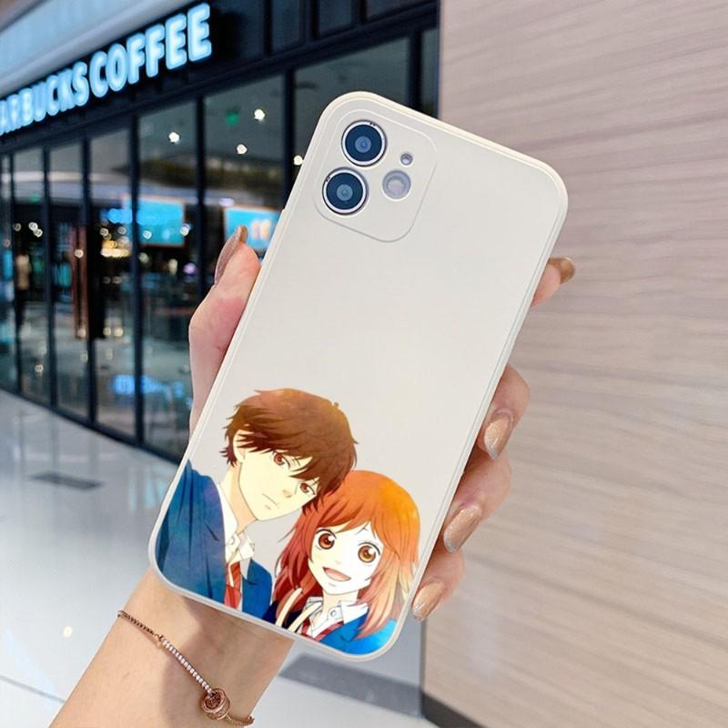 

Чехол для телефона Ao Haru Ride для IPhone 14 11 12 13 Pro Max X XR XSMax 6 6S 7 8 Plus SE 2022, мягкий квадратный цветной чехол для телефона iPhone SE 2020-2022