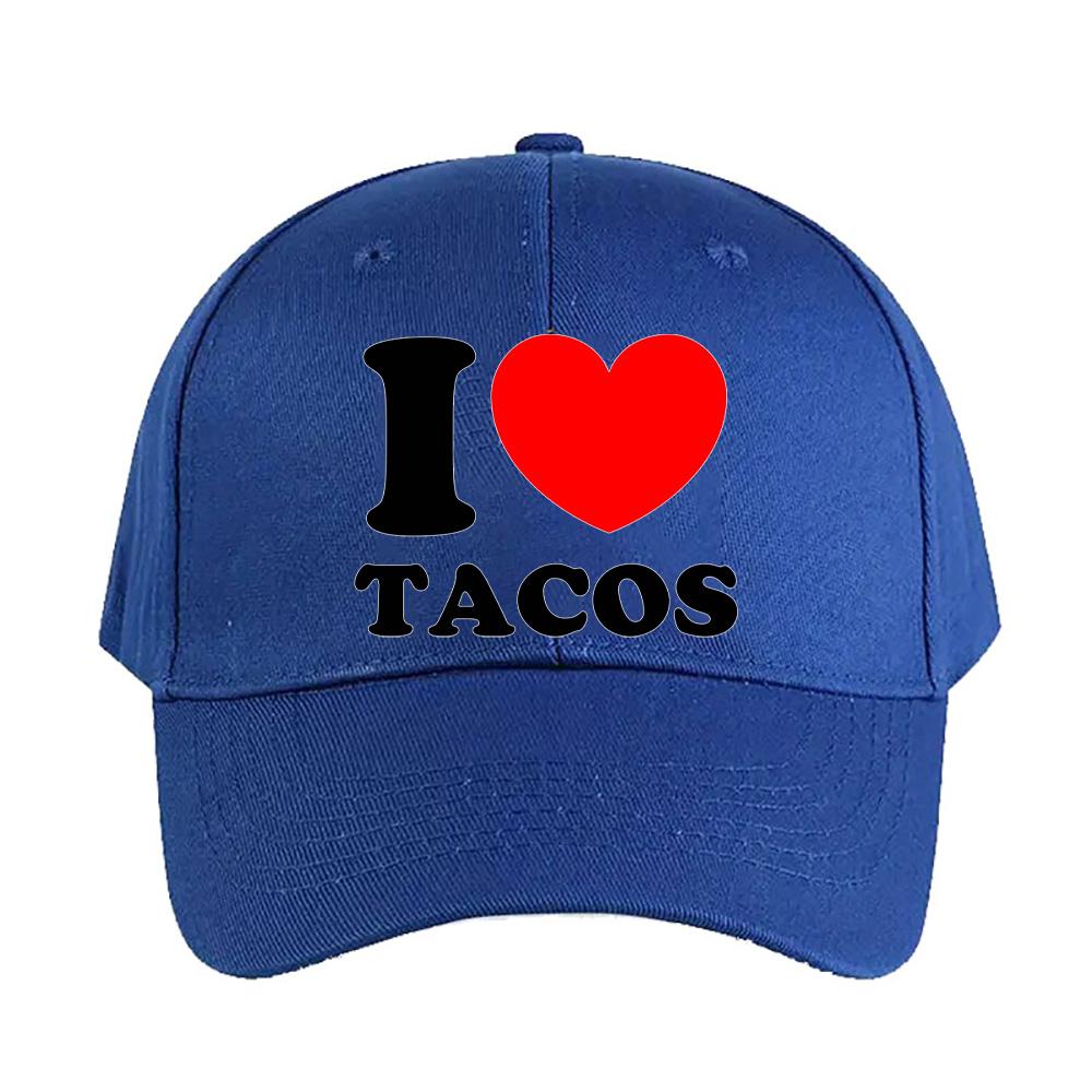 I Heart Tacos Cap summer woman Man Adult Hat Fashion Casual Adjustable Printed Baseball Caps Trucker Cap