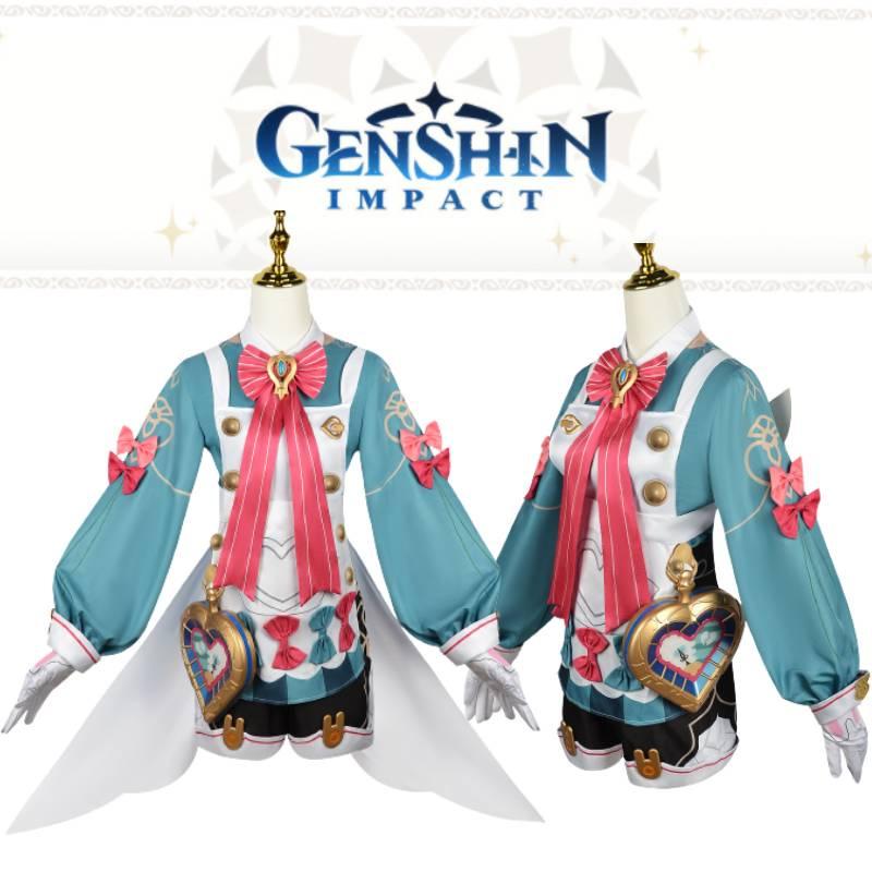 Original Sin- Higewen Cosplay Anime Game Costume Set Soft Fabric 2023 Summer Xs-xxxl